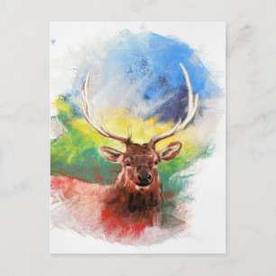 Elk Postcard