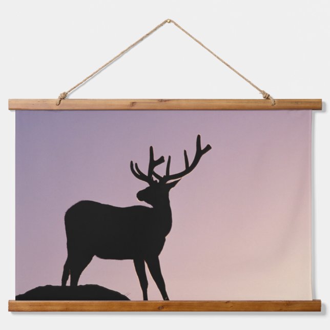 Elk Rocky Mountain National Park, Colorado Hanging Tapestry (Front)