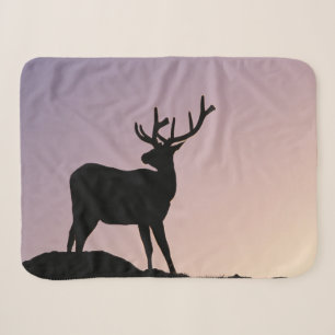 Elk Rocky Mountain National Park, Colorado Sherpa Blanket