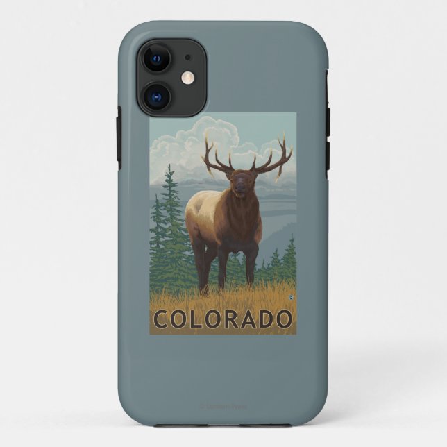 Elk SceneColorado Case-Mate iPhone Case (Back)