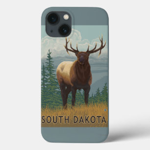 Elk SceneSouth Dakota iPhone 13 Case