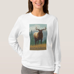 Elk SceneSouth Dakota T-Shirt