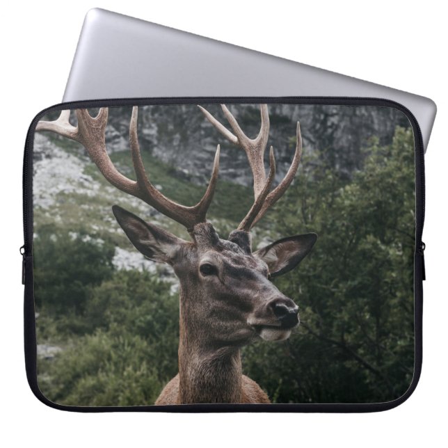 ELK STACK DEER LAPTOP SLEEVE (Front)