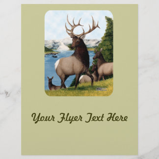 Elk Wapiti Flyer