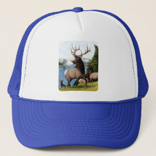 Elk Wapiti Trucker Hat