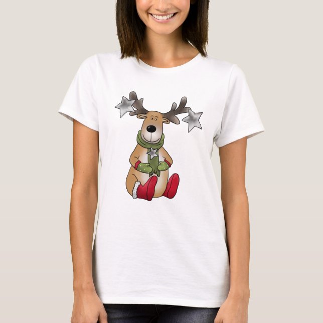 elk with star T-shirt (Front)
