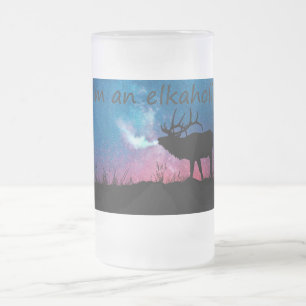 Elkaholic Frosted Mug