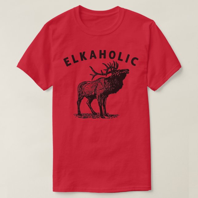 Elkaholic T-Shirt (Design Front)