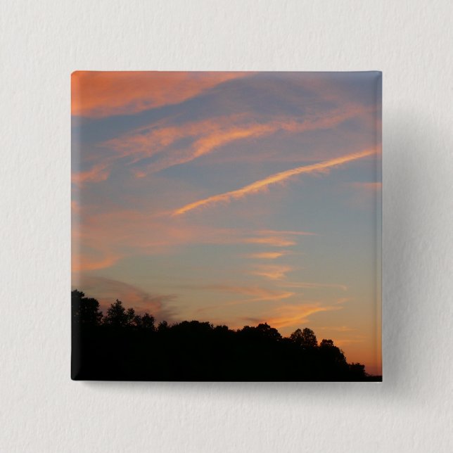 Elkridge Sunset Maryland Landscape 15 Cm Square Badge (Front)