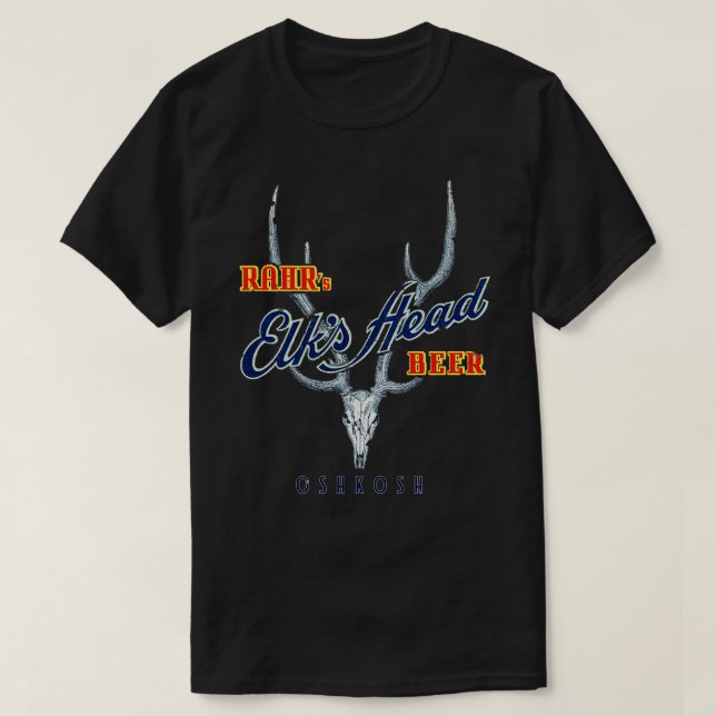 Elks Head Beer T-Shirt (Design Front)