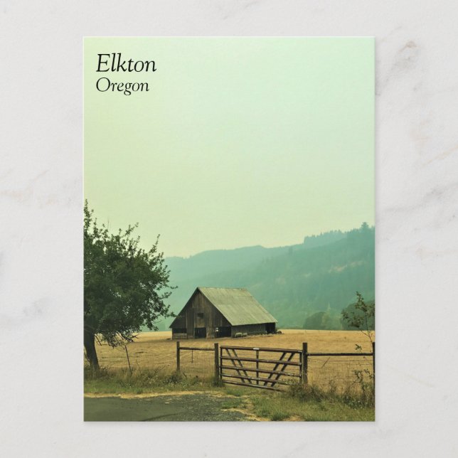 Elkton, Oregon Postcard (Front)