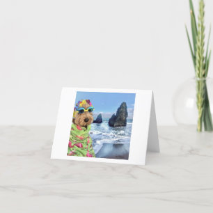 Ella Bella Banana on California Coast Thank You Card