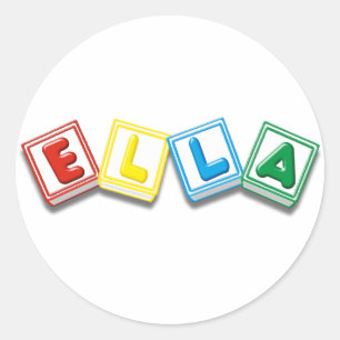 Ella Classic Round Sticker