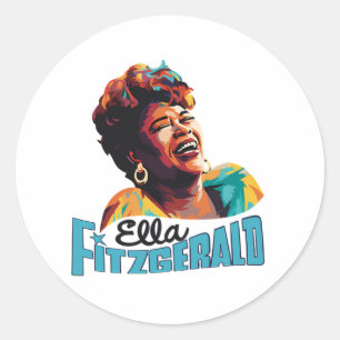 Ella Fitzgerald Classic Round Sticker