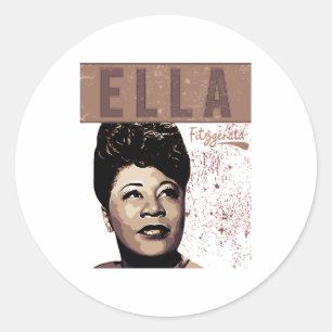Ella Fitzgerald Classic Round Sticker
