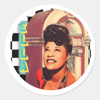 Ella Fitzgerald Classic Round Sticker