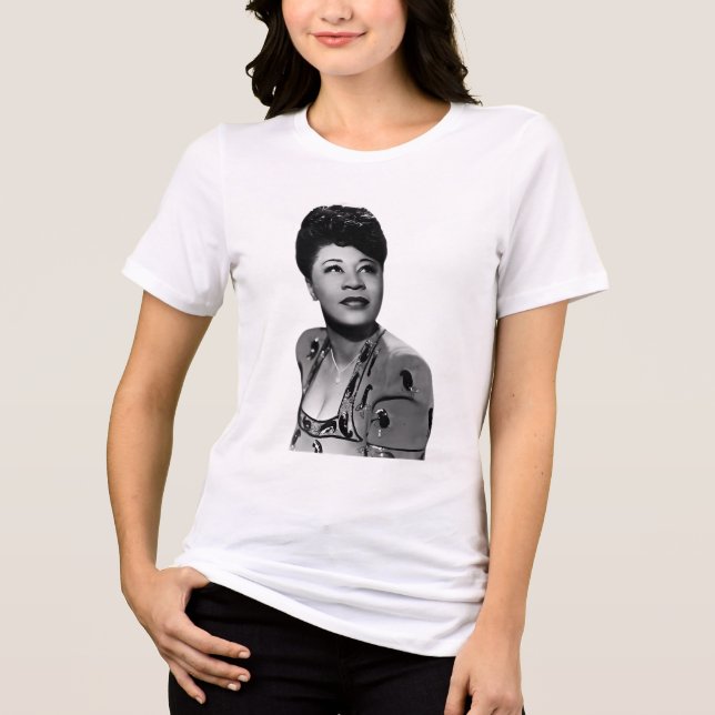 Ella Fitzgerald Tri-Blend Shirt (Front)