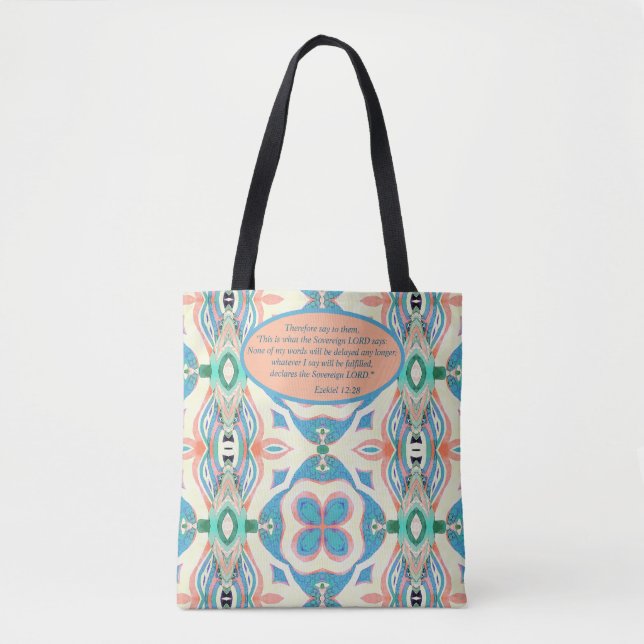 Ella Flower No Delay Tote Bag (Front)
