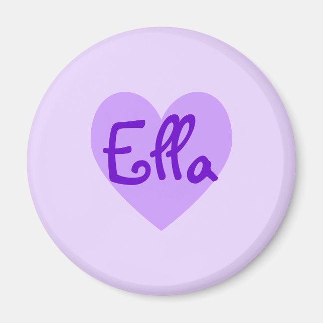 Ella in Purple Magnet (Front)