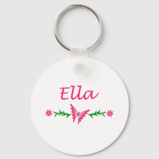 Ella (Pink Butterfly) Key Ring