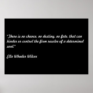 Ella Wheeler Wilcox Poster