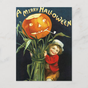 Ellen H. Clapsaddle: A Merry Halloween Holiday Postcard
