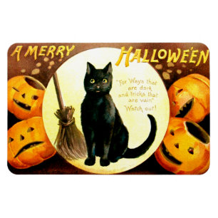 Ellen H. Clapsaddle: Halloween Cat Magnet