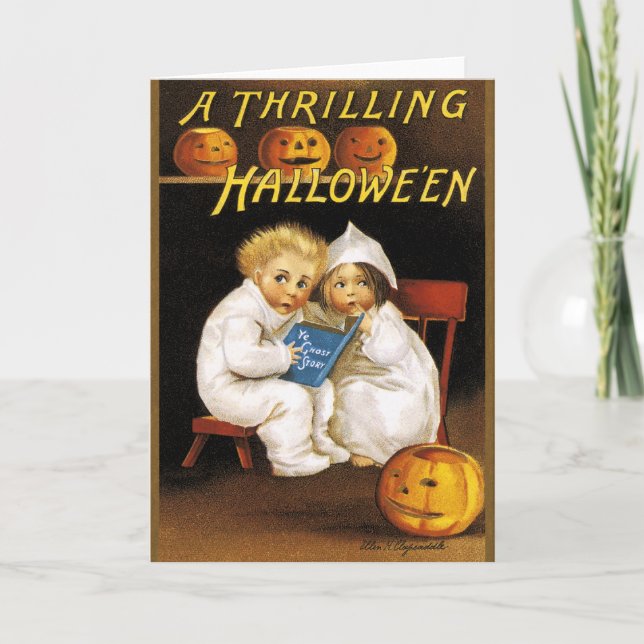 Ellen H. Clapsaddle: Thrilling Halloween Card (Front)