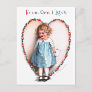 Ellen H. Clapsaddle: To The One I Love Postcard
