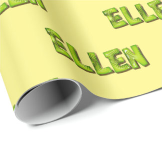 Ellen Kiwi Fruit Gift wrapping paper