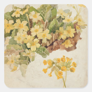 Ellen Terry (1847-1928) as Cordelia, after a photo Square Sticker