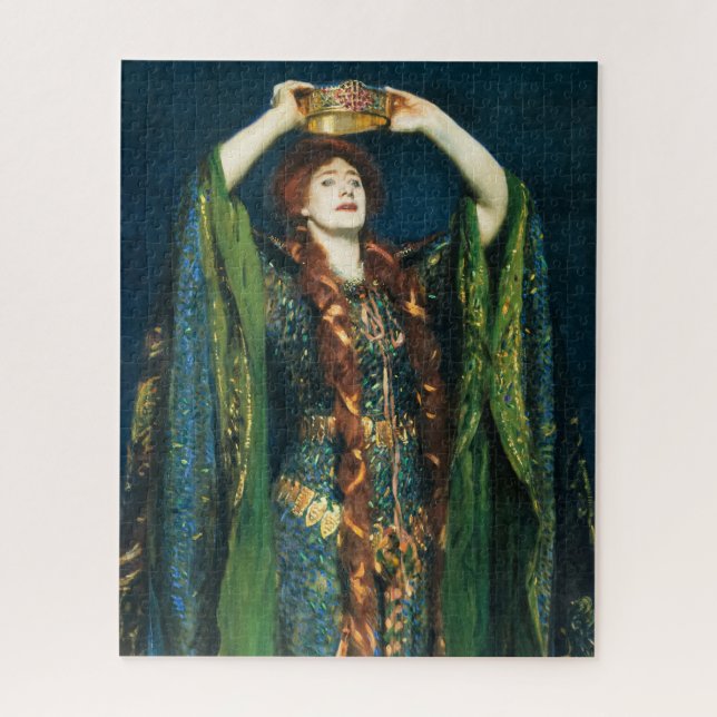 Ellen Terry as Lady Macbeth by John Singer Sargent Jigsaw Puzzle (Vertical)