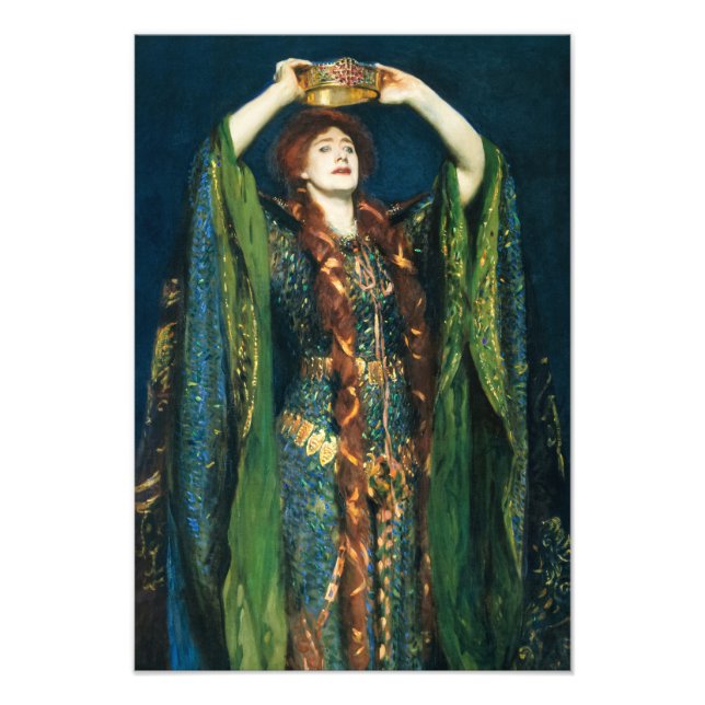 Ellen Terry as Lady Macbeth by John Singer Sargent Photo Print (Front)