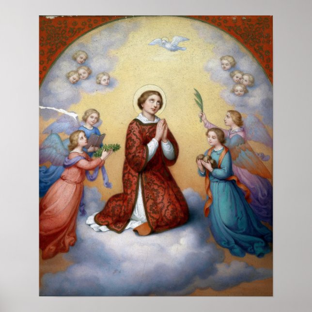 Ellenrieder - Saints Surrounded By Angels Poster (Front)
