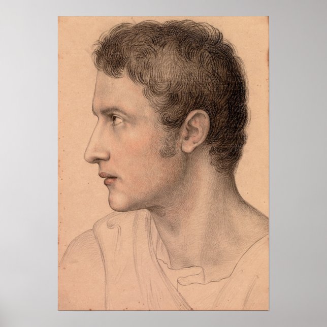 Ellenrieder - Young Man In Profile From The Left Poster (Front)