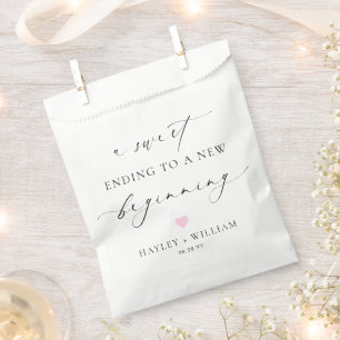 Ellesmere A Sweet Ending To A New Beginning Favour Bags