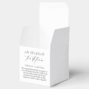 Ellesmere An Italian Tradition 5 Sugared Almonds Favour Box