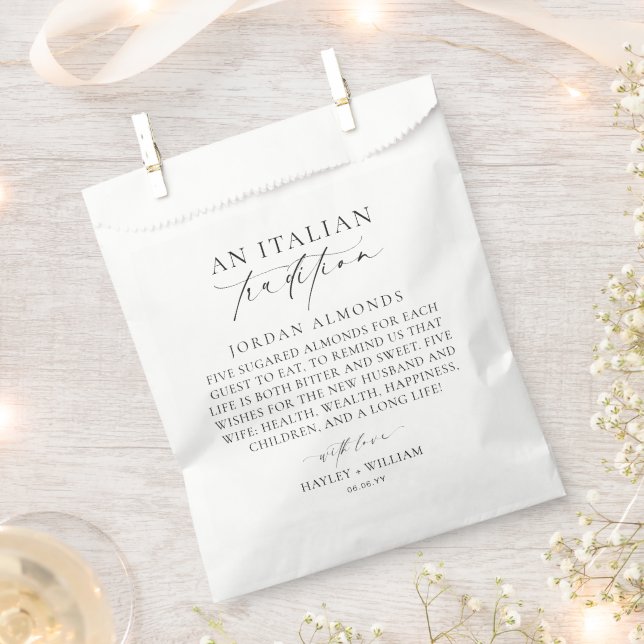 Ellesmere An Italian Tradition Sugared Almonds Favour Bags (Clipped)