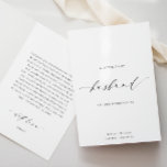 Ellesmere Letter To My Husband Wedding Day Card<br><div class="desc">The Ellesmere a letter to my husband on our wedding day card features a modern minimalist design on a white background for a clean and simple look. The script heading is an image that cannot be edited. All of the other text is fully editable. For more advanced customisation of this...</div>