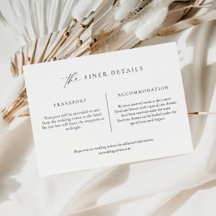 Ellesmere Minimalist Finer Details Enclosure Card
