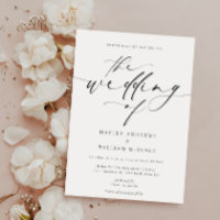 Ellesmere Minimalist Wedding and Details