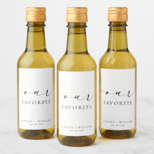Ellesmere Our Favourite Favour Wine Label