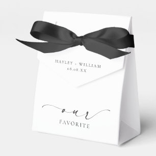 Ellesmere Our Favourite Wedding Favour Box