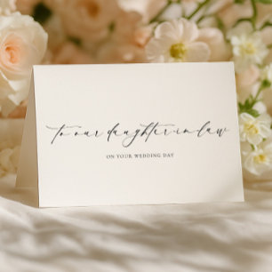 Ellesmere Our My Daughter-In-Law Wedding Day Card
