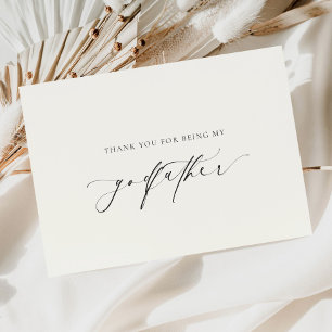 Ellesmere Thank You For Being My Godfather Card
