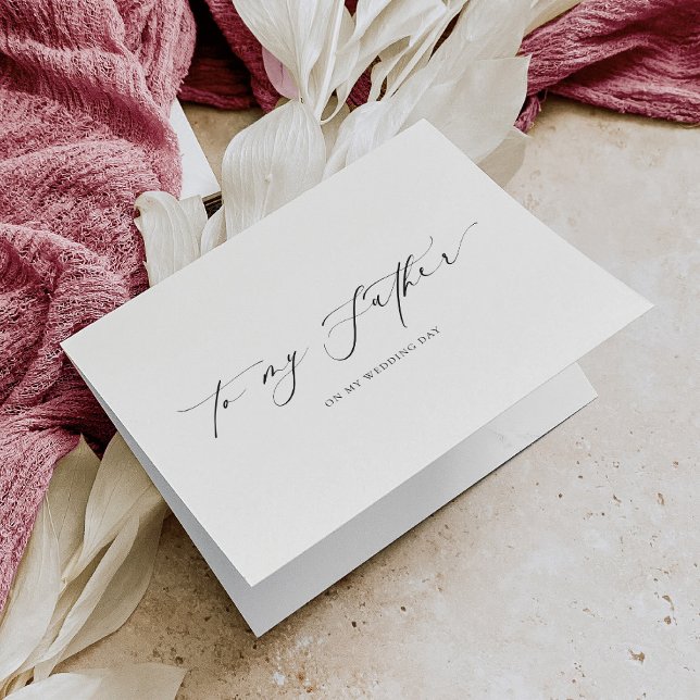 Ellesmere To My Father Wedding Day Card (Creator Uploaded)