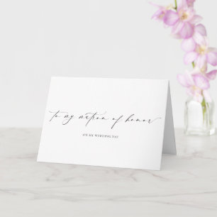 Ellesmere To My Matron Of Honour Wedding Day Card