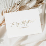 Ellesmere To My Mother Wedding Day Foil Card<br><div class="desc">The Ellesmere wedding day card features a modern minimalist design on a white background for a clean and simple look. The script heading is an image that cannot be edited. All of the other text is fully editable. For more advanced customisation of this design, simply select the "Customise It" button...</div>