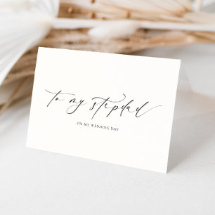 Ellesmere To My Stepdad Wedding Day Card