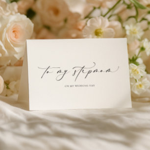 Ellesmere To My Stepmom Wedding Day Card